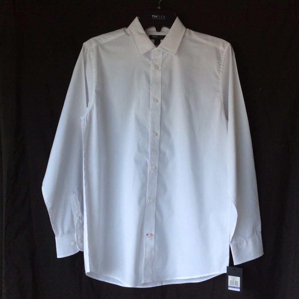 Tommy Hilfiger Boys Dress Stretch Shirt w/ Bow tie